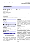Gene Section BNIP3 (Bcl-2/adenovirus E1B 19kD-interacting protein 3) Atlas of Genetics and Cytogenetics