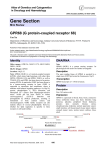 Gene Section GPR68 (G protein-coupled receptor 68) Atlas of Genetics and Cytogenetics
