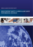 WHO PATIENT SAFETY CURRICULUM GUIDE FOR MEDICAL SCHOOLS A SUMMARY
