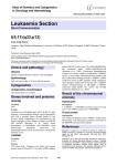 Leukaemia Section t(5;11)(q33;p13) Atlas of Genetics and Cytogenetics in Oncology and Haematology