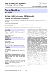 Gene Section SH3GL2 (SH3-domain GRB2-like 2) Atlas of Genetics and Cytogenetics