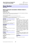 Gene Section EIF3F (eukaryotic translation initiation factor 3, subunit F)