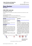 Gene Section CD9 (CD9 molecule)  Atlas of Genetics and Cytogenetics