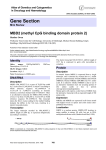 Gene Section MBD2 (methyl CpG binding domain protein 2)