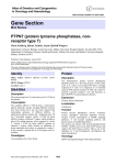 Gene Section PTPN7 (protein tyrosine phosphatase, non- receptor type 7)