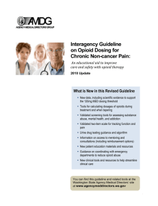 Interagency Guideline on Opioid Dosing for Chronic Non-cancer Pain: