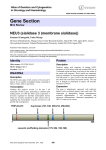 Gene Section NEU3 (sialidase 3 (membrane sialidase))  Atlas of Genetics and Cytogenetics