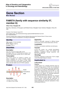 Gene Section FAM57A (family with sequence similarity 57, member A)