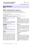 Gene Section SEPP1 (selenoprotein P, plasma, 1) Atlas of Genetics and Cytogenetics