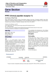 Gene Section FPR1 (formyl peptide receptor 1)  Atlas of Genetics and Cytogenetics
