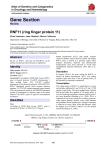 Gene Section RNF11 (ring finger protein 11)  Atlas of Genetics and Cytogenetics