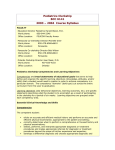 Pediatrics Clerkship BCC 6141 2003 – 2004  Course Syllabus