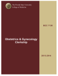 Obstetrics &amp; Gynecology Clerkship  BCC 7130