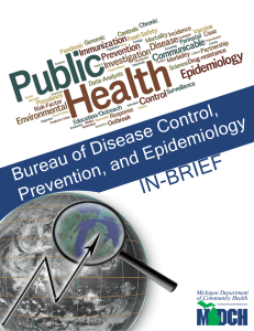 IN-BRIEF Bureau of Disease Control, Prevention, and Epidemiology