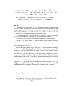 THE EFFECT OF ELECTROCONVULSIVE THERAPY INTRAOCULAR PRESSURE