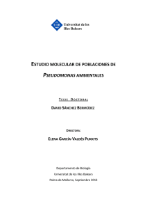 E  P STUDIO MOLECULAR DE POBLACIONES DE