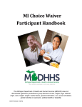 MI Choice Waiver Participant Handbook