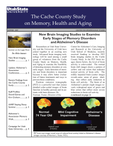 The Cache County Study   on Memory, Health and Aging  