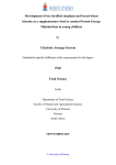 Development of soy fortified sorghum and bread wheat