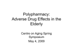 Polypharmacy: Adverse Drug Effects in the Elderly Centre on Aging Spring