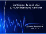 Cardiology / 12 Lead EKG 2016 Advanced EMS Refresher NRP, CCP