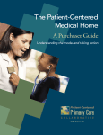 Primary Care The Patient-Centered Medical Home A Purchaser Guide