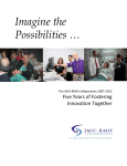 Imagine the Possibilities … Five Years of Fostering   Innovation Together 