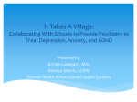 It Takes A Village: Collaborating With Schools to Provide Psychiatry to