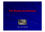 The Roman Architecture