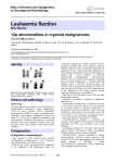 Leukaemia Section 12p abnormalities in myeloid malignancies Atlas of Genetics and Cytogenetics