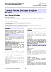 Cancer Prone Disease Section Von Hippel-Lindau Atlas of Genetics and Cytogenetics