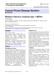 Cancer Prone Disease Section Multiple endocrine neoplasia type 1 (MEN1)