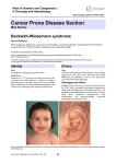 Cancer Prone Disease Section Beckwith-Wiedemann syndrome Atlas of Genetics and Cytogenetics