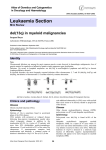 Leukaemia Section del(13q) in myeloid malignancies Atlas of Genetics and Cytogenetics