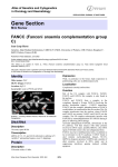 Gene Section FANCC (Fanconi anaemia complementation group C) Atlas of Genetics and Cytogenetics