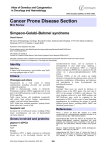 Cancer Prone Disease Section Simpson-Golabi-Behmel syndrome Atlas of Genetics and Cytogenetics