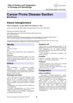 Cancer Prone Disease Section Ataxia telangiectasia Atlas of Genetics and Cytogenetics