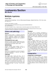 Leukaemia Section Multiple myeloma Atlas of Genetics and Cytogenetics in Oncology and Haematology