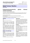 Solid Tumour Section Endocrine/neuroendocrine glands: Adrenal