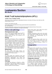 Leukaemia Section Adult T-cell leukemia/lymphoma (ATLL) Atlas of Genetics and Cytogenetics
