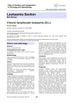 Leukaemia Section Chronic lymphocytic leukaemia (CLL) Atlas of Genetics and Cytogenetics