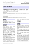 Gene Section CBFA2T3 (core-binding factor, runt domain, alpha