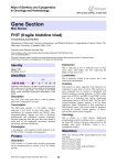 Gene Section FHIT (fragile histidine triad) Atlas of Genetics and Cytogenetics