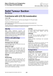 Solid Tumour Section Carcinoma with t(15;19) translocation Atlas of Genetics and Cytogenetics