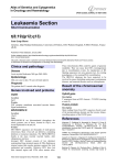 Leukaemia Section t(8;19)(p12;q13) Atlas of Genetics and Cytogenetics in Oncology and Haematology