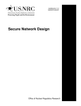 Secure Network Design  Office of Nuclear Regulatory Research NUREG/CR-7117