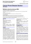 Cancer Prone Disease Section Multiple osteochondromas (MO) Atlas of Genetics and Cytogenetics