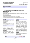 Gene Section PTPN13 (Protein tyrosine phosphatase, non- receptor type 13)