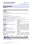Gene Section TGFBI (transforming growth factor, beta-induced, 68kDa) Atlas of Genetics and Cytogenetics