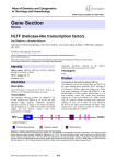 Gene Section HLTF (helicase like transcription factor) -